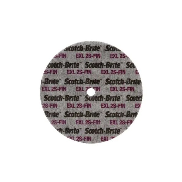 3M Scotch-Brite Exl Unitized Wheel, 6 In X 1/4 In X 1/2 In 3S Fin